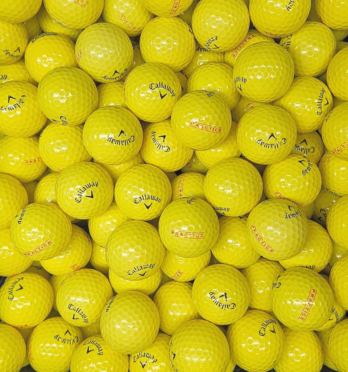 400 High Grade Yellow Callaway Practice Used Golf Balls