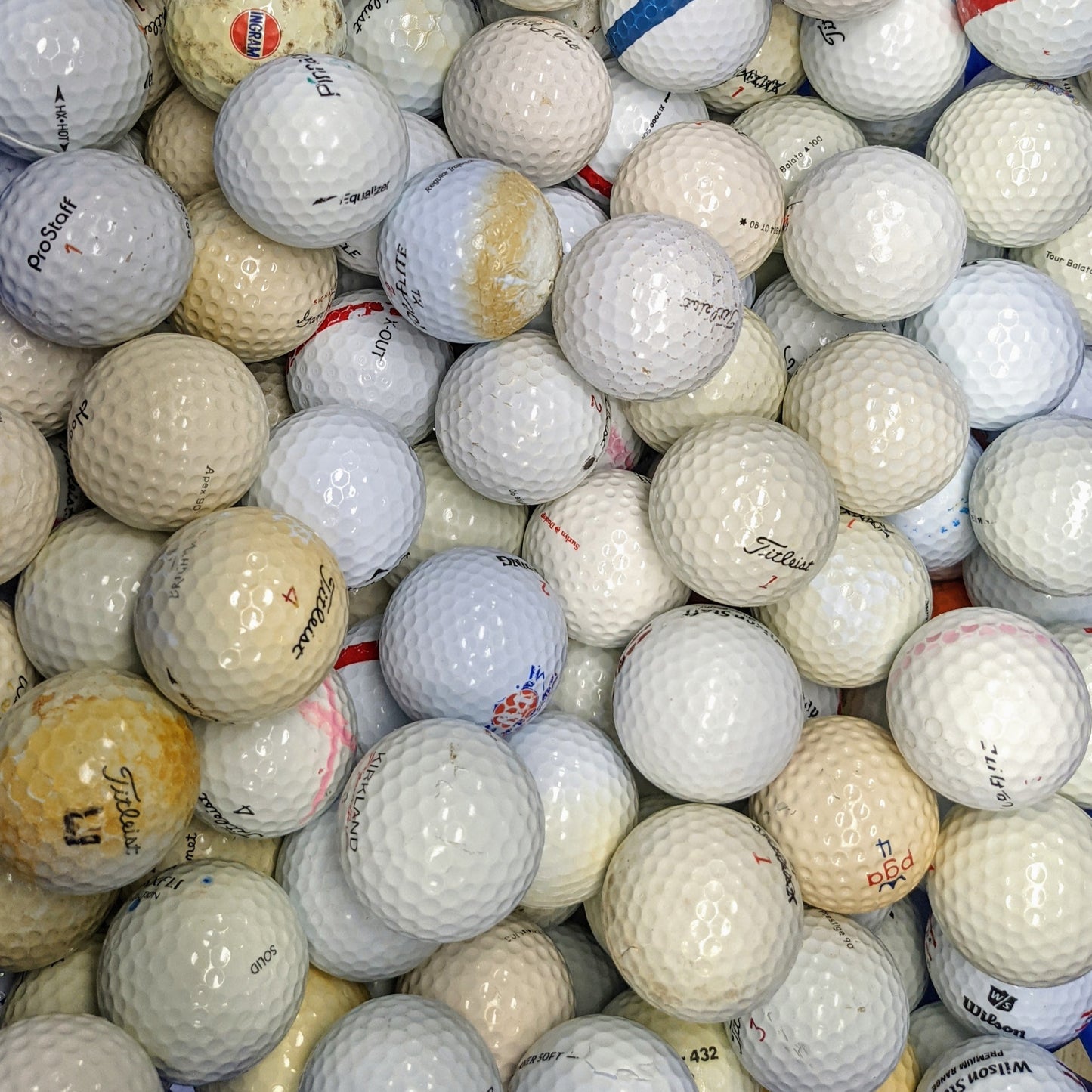 400 One Hit Used Golf Balls