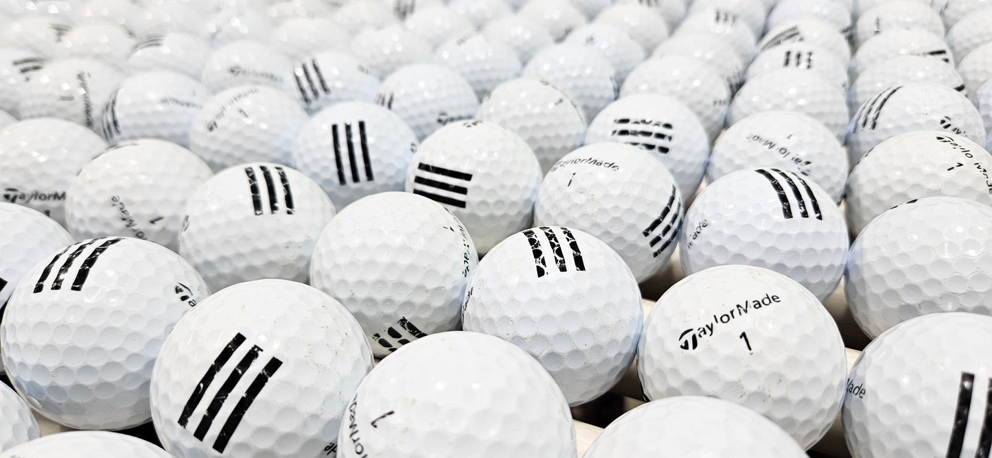 400 TaylorMade Black Stripe Range Balls
