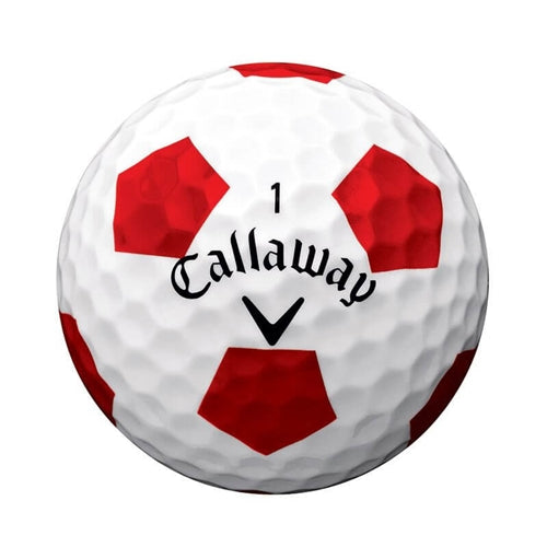 AAA Callaway Chrome Soft Truvis Red and White Soccer (doz.)