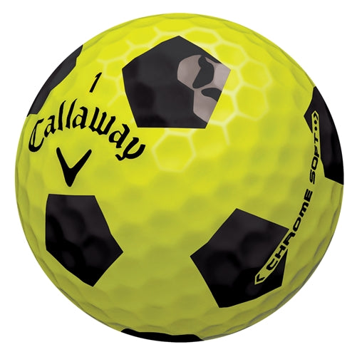 AAA Callaway Chrome Soft Truvis Yellow and Black Soccer (doz.)